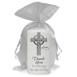 Customised Thank you Wedding Favour - Blind Love Silver