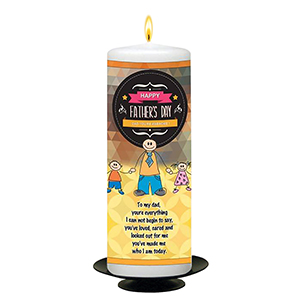 Customised Fathers Day Gift Candle - Fun with Photo
