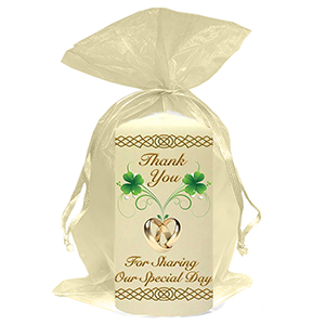 Customised Thank you Wedding Favour - Blind Love Silver