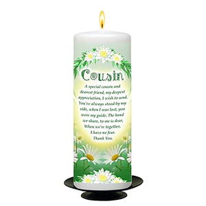 Customised Family Candle Gift - Auntie & Butterflies