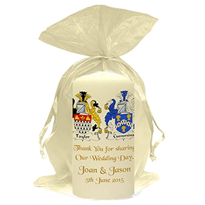 Customised Thank you Wedding Favour - Blind Love Silver