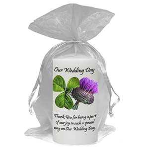 Customised Thank you Wedding Favour - Happy Ever After Gold