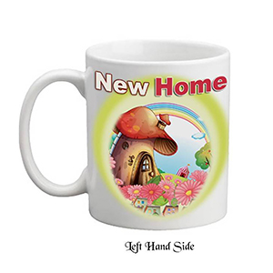 Customised Mug Gift - New Home Ladybugsand Daisies Customised Mug