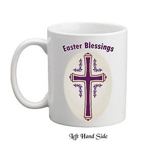 Customised Easter Mug Gift - Church in Meadow