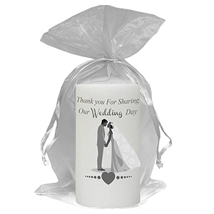 Customised Thank you Wedding Favour - Blind Love Silver
