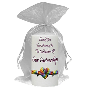 Customised Thank you Wedding Favour - Blind Love Silver