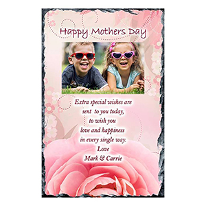 Customised Mothers Day Slate Gift - Fun Photo