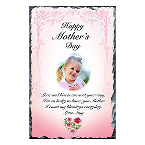Customised Mothers Day Slate Gift - Fun Photo