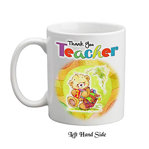 Customised Thank You Teacher Candle Gift - Greatest Teacher with Photo Green