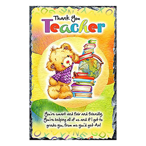 Customised Thank You Teacher Candle Gift - Greatest Teacher with Photo Green