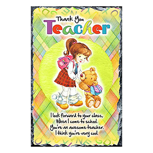 Customised Thank You Teacher Candle Gift - Greatest Teacher with Photo Green
