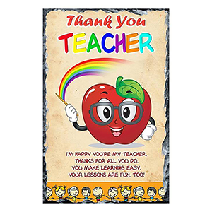 Customised Thank You Teacher Candle Gift - Greatest Teacher with Photo Green