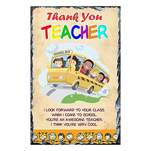 Customised Thank You Teacher Mug Gift - Grown Up