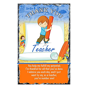 Customised Thank You Teacher Candle Gift - Greatest Teacher with Photo Green