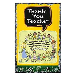 Customised Thank You Teacher Mug Gift - Grown Up