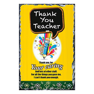 Customised Thank You Teacher Candle Gift - Greatest Teacher with Photo Green