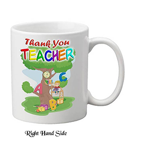 Customised Thank You Teacher Candle Gift - Greatest Teacher with Photo Green