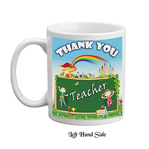 Customised Thank You Teacher Candle Gift - Greatest Teacher with Photo Green