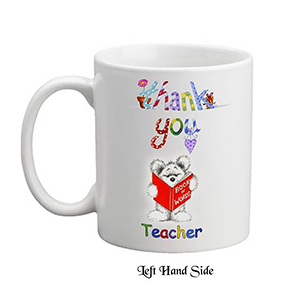 Customised Thank You Teacher Candle Gift - Greatest Teacher with Photo Green