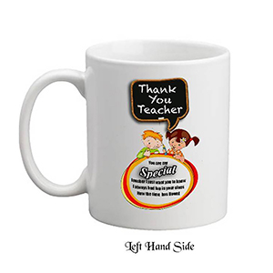 Customised Thank You Teacher Mug Gift - Grown Up