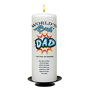 Customised Fathers Day Gift Candle - Fun with Photo
