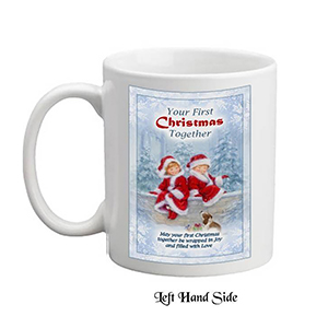 Personalsied Christmas Candle Gift - Baby Bear Decorating Your First Xmas