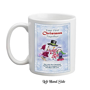 Personalsied Christmas Candle Gift - Baby Bear Decorating Your First Xmas