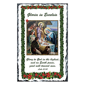 Personalsied Christmas Slate Gift - Gods Infinite Love