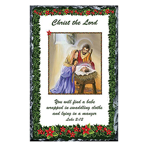 Personalsied Christmas Slate Gift - Gods Infinite Love