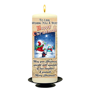 Santa Stop Here Hanging Rope Slate