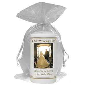 Customised Thank you Wedding Favour - Blind Love Silver