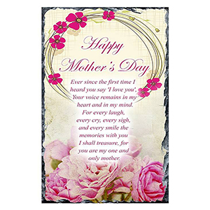 Customised Mothers Day Slate Gift - Fun Photo