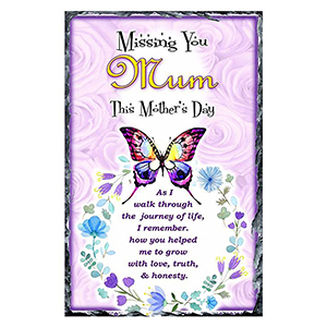 Customised Mothers Day - Blue Valley of Water with Photo