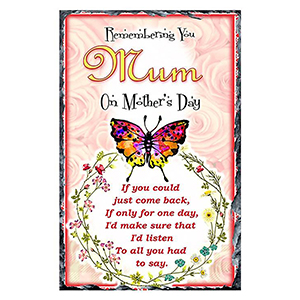 Customised Mothers Day - Blue Valley of Water with Photo