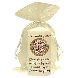 Customised Thank you Wedding Favour - Blind Love Silver