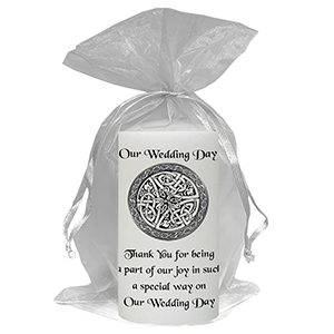 Customised Thank you Wedding Favour - Blind Love Silver