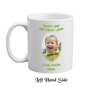 Customised Birthday Mug Gift - Age 1 - Birthday Party with Photo