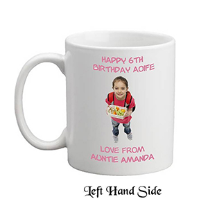 Customised Birthday Mug Gift - Age 1 - Birthday Party with Photo