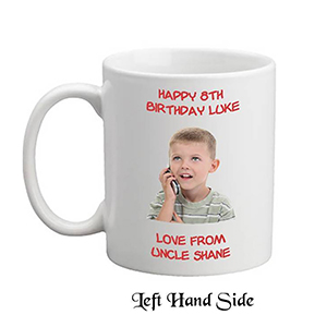 Customised Birthday Mug Gift - Age 1 - Birthday Party with Photo