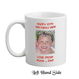 Customised Birthday Mug Gift - Age 1 - Birthday Party with Photo