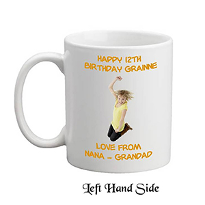 Customised Birthday Mug Gift - Age 1 - Birthday Party with Photo