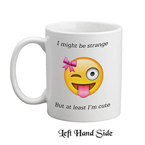 Customised Mug Gift - Daisy Shades Emoji Mug