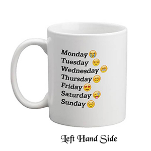 Customised Mug Gift - Daisy Shades Emoji Mug