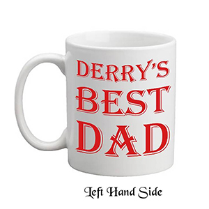 Antrims Best Dad Customised Mug