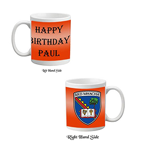 Customised County Mug Gift - Armagh (Happy Birthday)