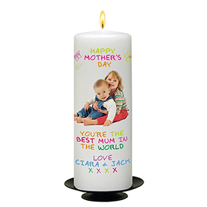 Customised Mothers Day Candle Gift - Fun Photo