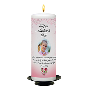 Customised Mothers Day Candle Gift - Fun Photo