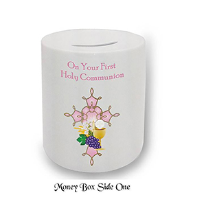 Customised 1st Holy Communion Candle - Chalice & Parchment