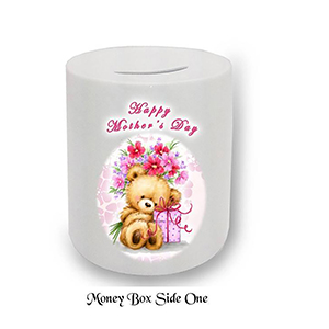 Customised Mothers Day Money Box Gift - Butterflies & Flowers