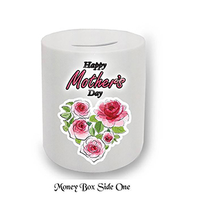 Customised Mothers Day Money Box Gift - Butterflies & Flowers